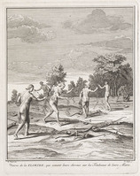 KG 12753
          <br/>
          Weduwen uit Florida strooien hun haar over de graven van hun echtgenoten.
          <br/>
          <em>Duflos, Claude (1665-1737)</em>